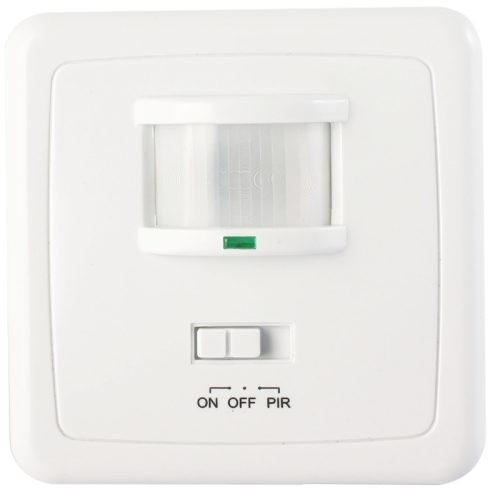 Mozgásérzékelő, süllyesztett, fehér 230 V, 50 Hz 160°, 3-2000lux, 10s-7min