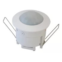   Mozgásérzékelő, álmenyezetbe szerelhető, fehér 230V, 50 Hz, 360°, 3-2000lux, 10s-15min