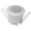 Mozgásérzékelő, álmenyezetbe szerelhető, fehér 230V, 50 Hz, 360°, 3-2000lux, 10s-15min