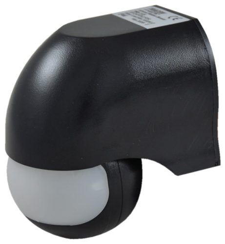 Mozgásérzékelő, infra falra fekete