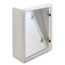   Műanyag elosztószekrény 500×400×175mm átlátszó ajtóval