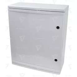   Műanyag elosztószekrény maszkos H×W×D=800×600×260mm, IP65, IK10, 1000V AC/DC, RAL7035