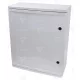 Műanyag elosztószekrény maszkos H×W×D=800×600×260mm, IP65, IK10, 1000V AC/DC, RAL7035
