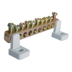   Rézsín (N/PE) tartó műanyag bak - szimpla -15°C...+55°C, PA