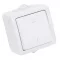 Falon kívüli kétpólusú kapcsoló 10AX/250VAC, IP54, (102)