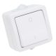 Falon kívüli kétpólusú kapcsoló 10AX/250VAC, IP54, (102)