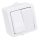 Falon kívüli 2-áramkörös kapcsoló 10AX/250VAC, IP54, (2x101)