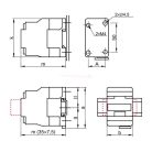 Kontaktor 660V, 50Hz, 12A, 5,5kW, 48V AC, 3×NO+1×NO