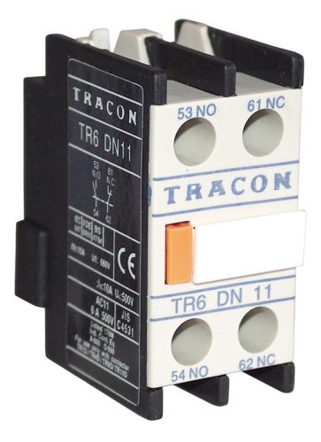 Homlokoldali segédérintkező TR1D/F és TR1E kontaktorokhoz 230V, 50Hz, 2A, 2×NC