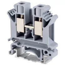   Fázisvezető ipari sorozatkapocs, csavaros, sínre, szürke 0,5-10mm2, 800VAC, 76A