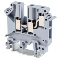   Háromkapcsos ipari sorozatkapocs, csavaros, sínre, szürke 0,2-4mm2, 500VAC, 32A
