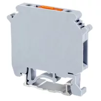   Szakaszolható ipari sorozatkapocs, csavaros, sínre, szürke 0,2-4mm2, 800VAC, 16A