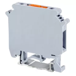   Szakaszolható ipari sorozatkapocs, csavaros, sínre, szürke 0,2-4mm2, 800VAC, 16A