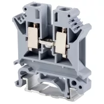   Fázisvezető ipari sorozatkapocs, csavaros, sínre, szürke 0,2-6mm2, 800VAC, 57A