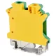 Védővezető ipari sorozatkapocs, csavaros, sínre, zöld/sárga 0,2-6mm2, 57A