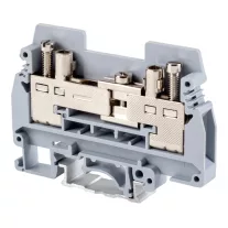   Mérő ipari sorozatkapocs, csavaros, sínre, szürke 0,5-6mm2, 400VAC, 57A