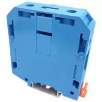   Nullavezető ipari sorozatkapocs, csavaros, sínre, kék 25-95mm2, 1000VAC, 232A