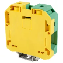   Védővezető ipari sorozatkapocs, csavaros, sínre, zöld/sárga 1000V 230A 25-95 mm2