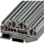 Emeletes ipari sorozatkapocs, rugós, sínre, kék 0,2-4mm2, 500VAC, 32A