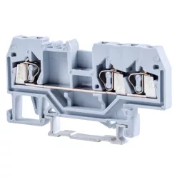   Fázisvezető ipari sorozatkapocs, rugós, sínre, szürke 800V 24A 0.08-2.5 mm2 3P