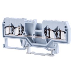   Fázisvezető ipari sorozatkapocs, rugós, sínre, szürke 800V 20A 0.08-2.5 mm2 4P