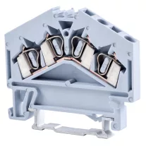  Fázisvezető ipari sorozatkapocs, rugós, sínre, szürke 800V 24A 0.08-2.5 mm2 4P