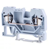   Fázisvezető ipari sorozatkapocs, rugós, sínre, szürke 800V 24A 0.08-2.5 mm2 2P