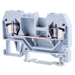   Fázisvezető ipari sorozatkapocs, rugós, sínre, szürke 800V 24A 0.08-2.5 mm2 2P