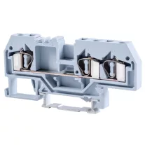   Fázisvezető ipari sorozatkapocs, rugós, sínre, szürke 800V 32A 0.08-4 mm2 3P
