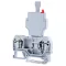Biztosítékos ipari sorozatkapocs, rugós, sínre, szürke 250V 6.3A 0.08-4 mm2 2P