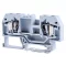Fázisvezető ipari sorozatkapocs, rugós, sínre, szürke 800V 41A 0.2-6 mm2 2P