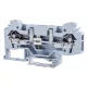 Mérő ipari sorozatkapocs, csavaros, sínre, szürke 250V 41A 0.2-6 mm2 2P