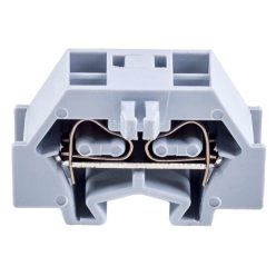   Mini rugós ipari sorozatkapocs, csavarral rögzíthető, szürke 400V 18A 0.08-1.5 mm2 2P