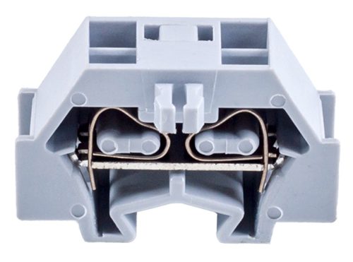 Mini rugós ipari sorozatkapocs, csavarral rögzíthető, szürke 400V 18A 0.08-1.5 mm2 2P