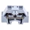 Mini rugós ipari sorozatkapocs, csavarral rögzíthető, szürke 400V 18A 0.08-1.5 mm2 2P