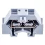Mini rugós ipari sorozatkapocs, csavarral rögzíthető, szürke 400V 18A 0.08-1.5 mm2 2P