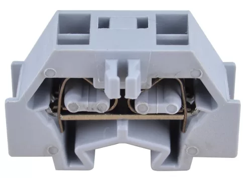 Mini rugós ipari sorozatkapocs, csavarral rögzíthető, szürke 400V 18A 0.08-1.5 mm2 2P