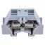Mini rugós ipari sorozatkapocs, csavarral rögzíthető, szürke 500V 24A 0.08-2.5 mm2 2P
