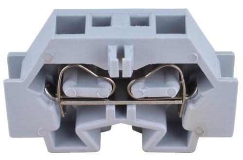 Mini rugós ipari sorkapocs csavarrögzítésű szürke 4/7