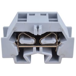 Mini rugós ipari sorkapocs csavarrögzítésű szürke 4/12