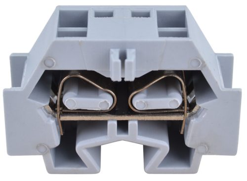 Mini rugós ipari sorkapocs csavarrögzítésű szürke 4/12