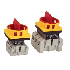   Biztonsági lakatolható szakaszoló kapcsoló 400V, 50Hz, 64×64mm