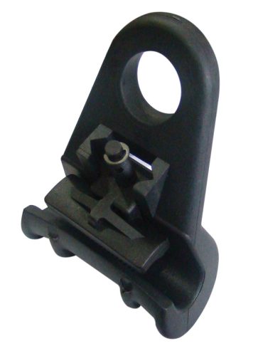 Szigetelt légvezeték függesztő szerelvény, fix