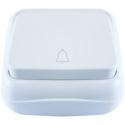   Falon kívüli nyomókapcsoló csengő jellel-tapétakapcsoló