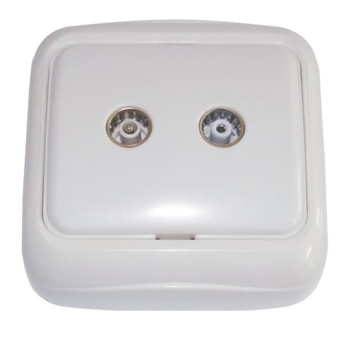 Falon kívüli TV-RD csatlakozó-tapétakapcsoló