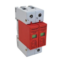 Túlfeszültségvédő készülék, 2.-es típus 30kA, 2P