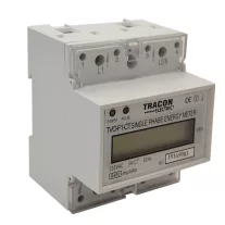   LCD kijelzésű egyfázisú áramváltós fogyasztásmérő 230V / 5 A Pd=1W
