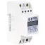 LCD kijelzésű fogyasztásmérő,közvetlen, 1 fázisú, 2 modul 230VAC / 10(60)A