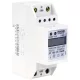 LCD kijelzésű fogyasztásmérő,közvetlen, 1 fázisú, 2 modul 230VAC / 10(60)A