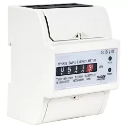   Elektromechanikus fogyasztásmérő 1 fázisú közvetlen, 4 modul